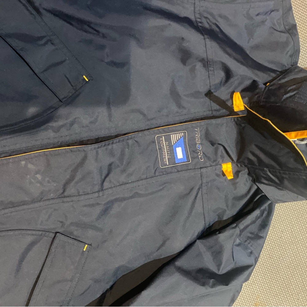 Tribord Waterproof  Technical Sailing Hooded Jacket Boys Girls Kids 10 /12